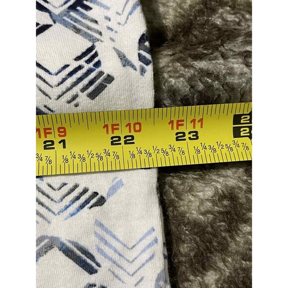 Robert Graham Polo Shirt Mens Extra Large White Blue Geometric Pattern Classic - Picture 4 of 5